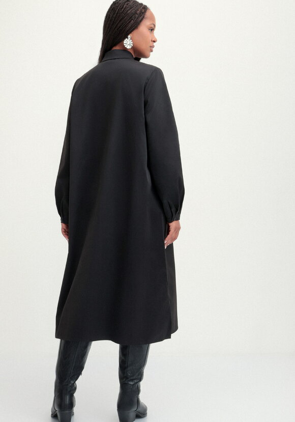 Платье рубашка с рюшей шир.  580, рис. 3