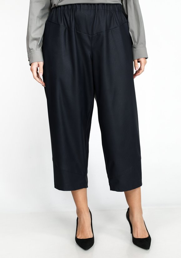 Брюки из экокожи на резинке шир.  580, рис. 1