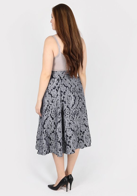 Юбка расклешенного кроя с узором шир.  580, рис. 5