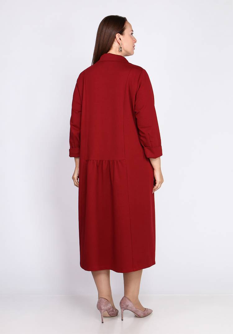 Платье-макси с английским воротником шир.  750, рис. 11