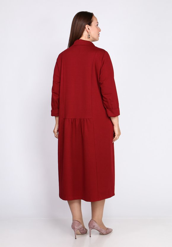 Платье-макси с английским воротником шир.  580, рис. 11