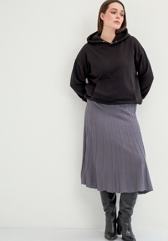 Юбка миди А-силуэта с переплетениями шир.  580, рис. 8