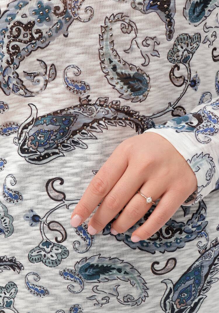 Блуза Ария с узором шир.  750, рис. 5