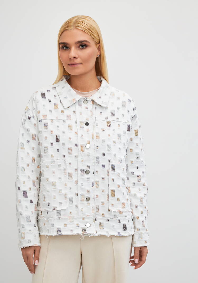 Куртка джинсовая Эйлис шир.  750, рис. 4