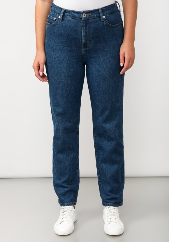 Джинсы прямого кроя с вышивкой на кармане шир.  580, рис. 10