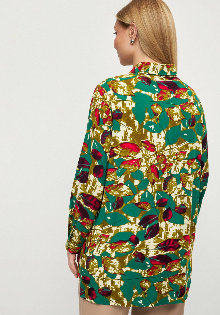 Блуза Калейдоскоп лепестков шир.  750, рис. 3