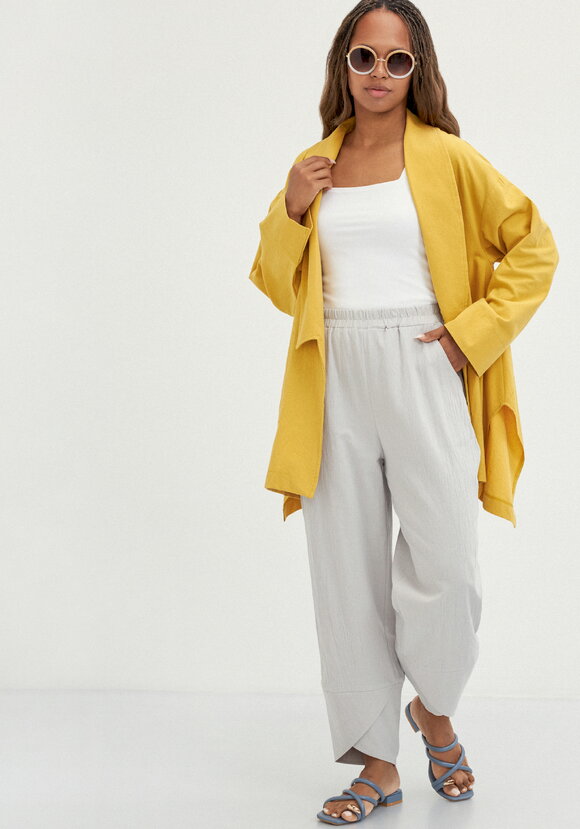 Брюки-тюльпан на резинке шир.  580, рис. 23