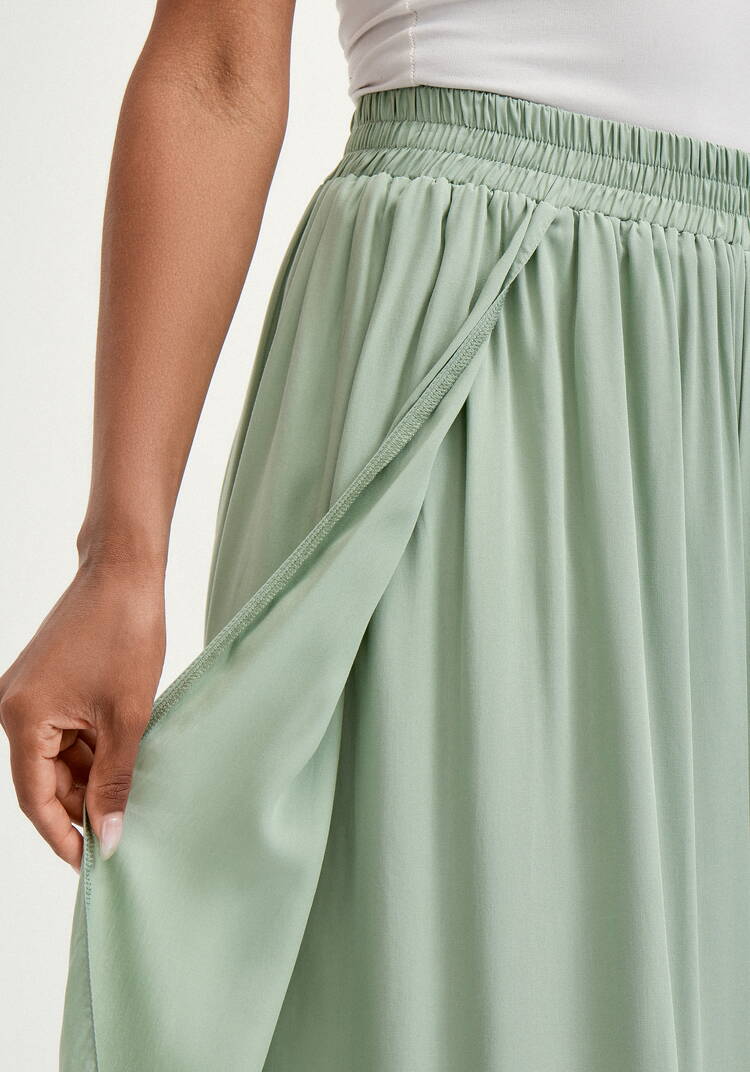 Юбка-брюки свободного кроя на резинке шир.  750, рис. 21