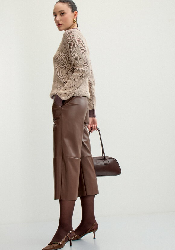 Джемпер с фактурным орнаментом шир.  580, рис. 10