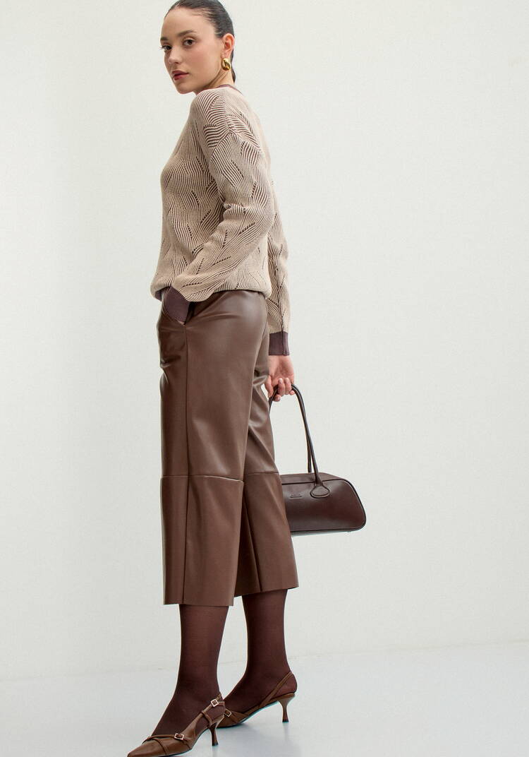 Джемпер с фактурным орнаментом шир.  750, рис. 10