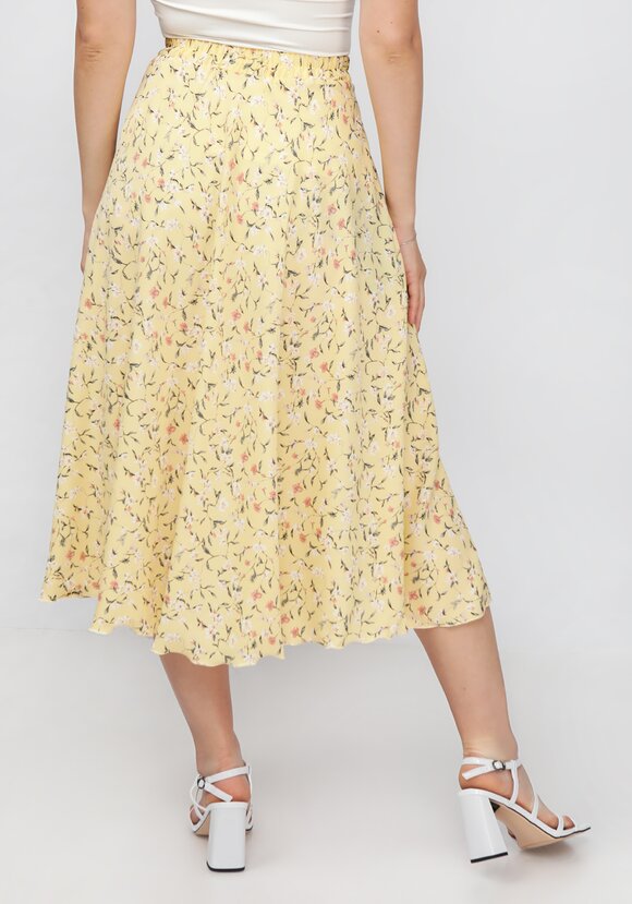 Комплект: блузат+юбка c цветочным принтом шир.  580, рис. 5