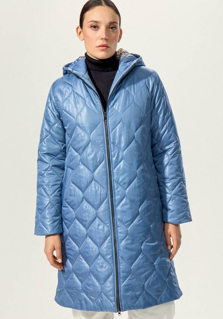 Куртка прямого кроя с капюшоном на молнии шир.  750, рис. 24