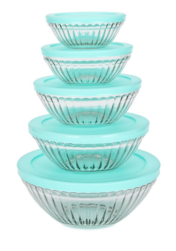 Набор: 10 герметичных стеклянных контейнеров шир.  580, рис. 1