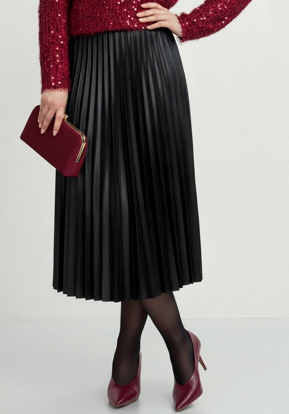 Юбка плиссированная с блестящим напылением шир.  580, рис. 8