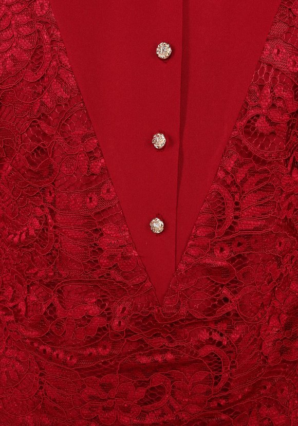 Платье гипюровое с эффектом двойки шир.  580, рис. 4