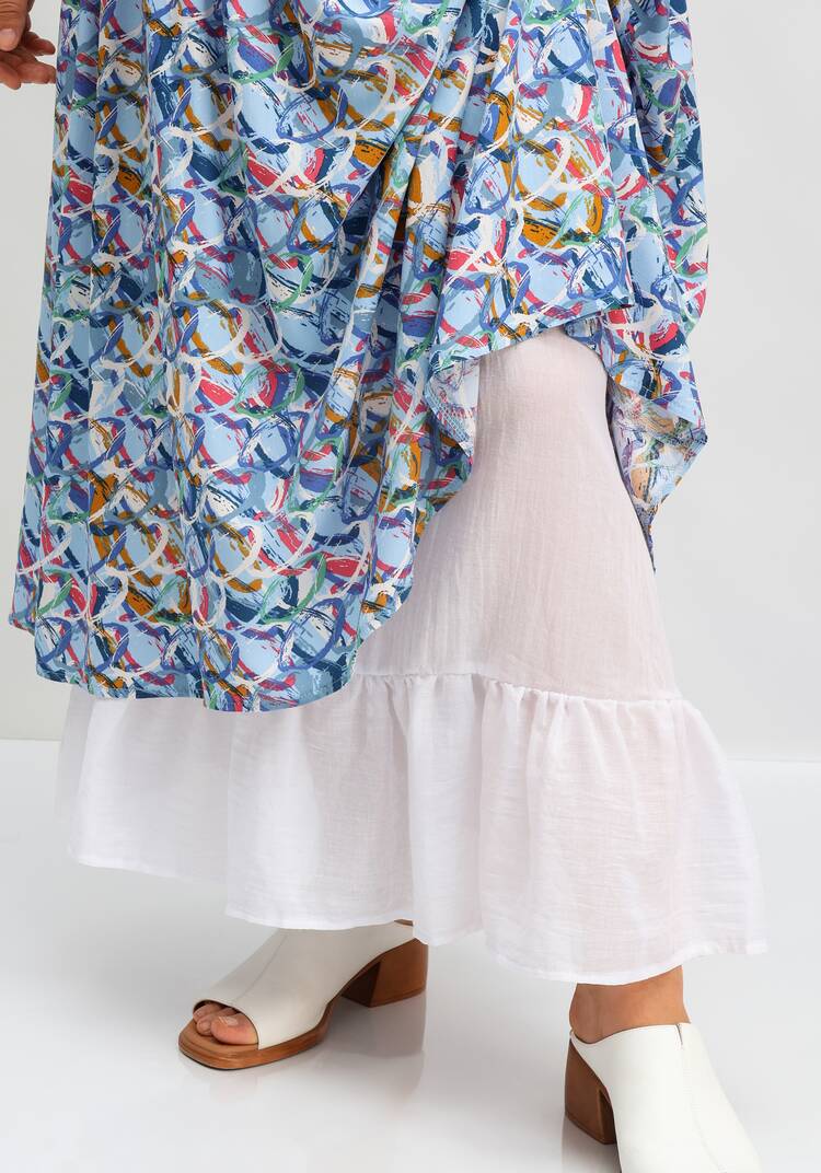 Платье с нижней юбкой в комплекте шир.  750, рис. 7