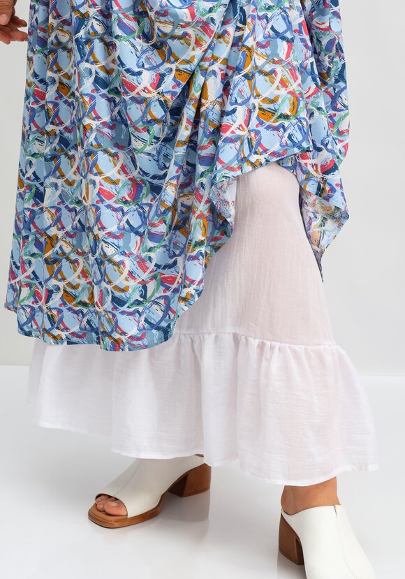 Платье с нижней юбкой в комплекте шир.  580, рис. 7