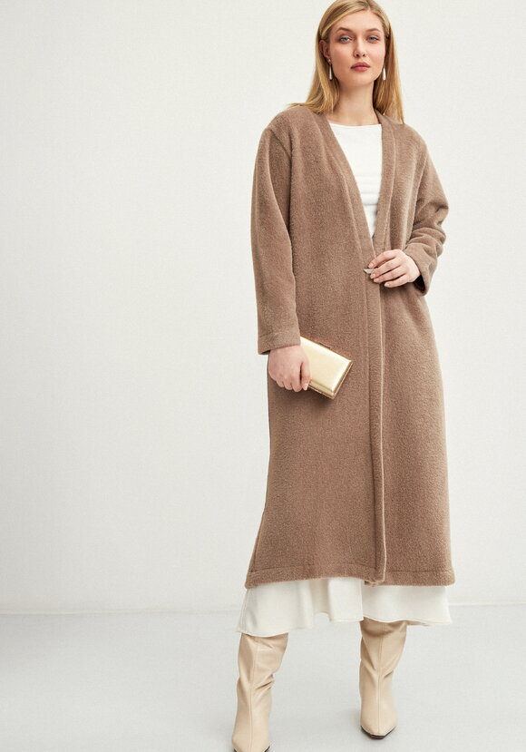 Кардиган удлиненный с пушистым ворсом шир.  580, рис. 20