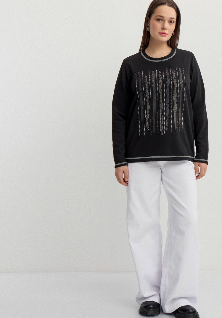 Лонгслив свободного кроя шир.  750, рис. 13