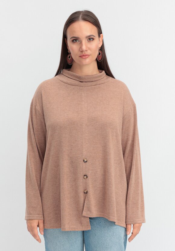 Джемпер с асимметричным низом шир.  580, рис. 20