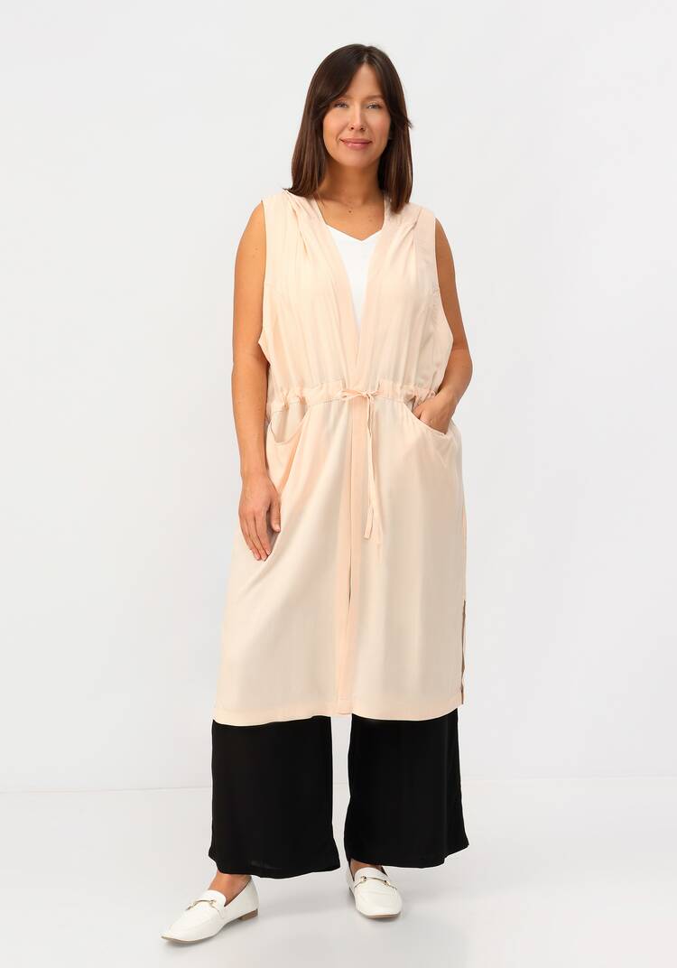 Жилет с капюшоном и карманами шир.  750, рис. 24