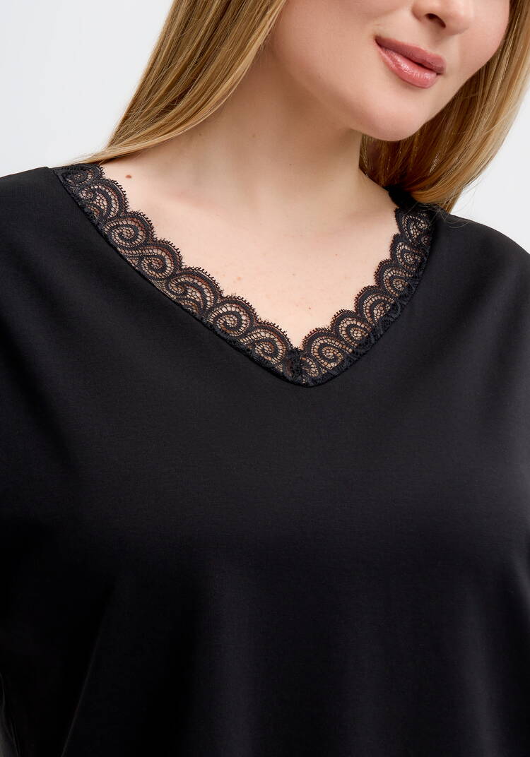 Майка с кружевом шир.  750, рис. 5