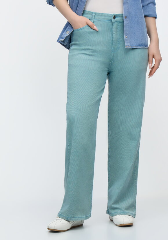 Брюки прямого кроя Инга шир.  580, рис. 7