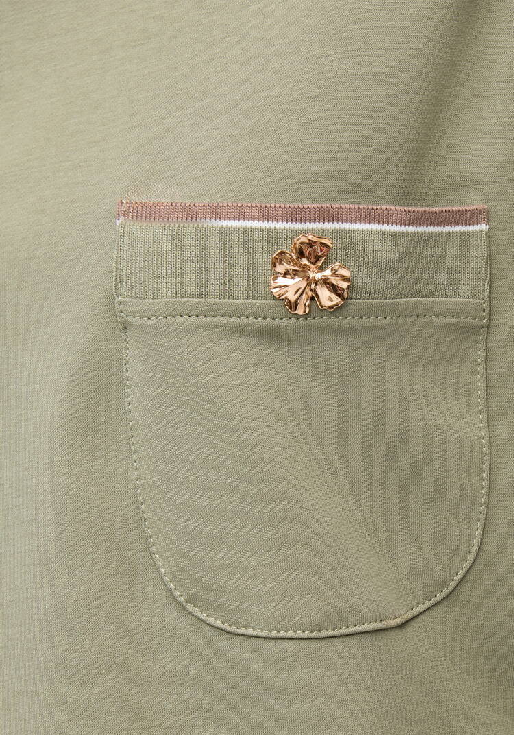 Футболка-поло с нагрудным карманом шир.  750, рис. 12