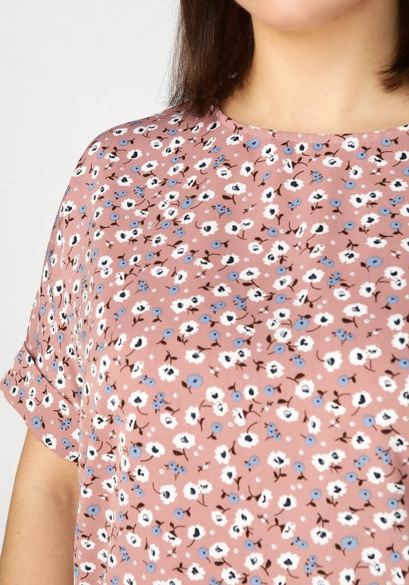 Блуза с цветочным принтом Оливия шир.  580, рис. 8