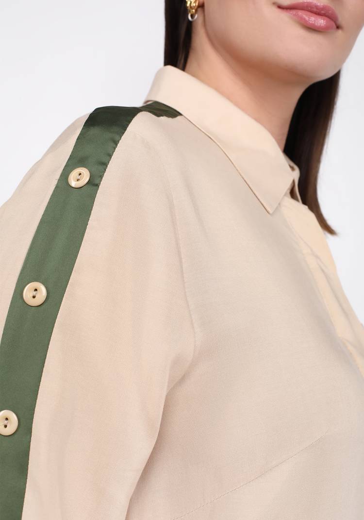 Блуза прямого силуэта с лампасами шир.  750, рис. 8