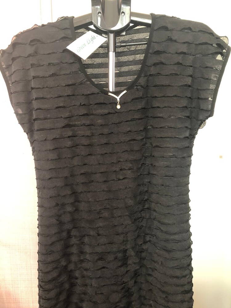 Платье черное вечернее шир.  750, рис. 1