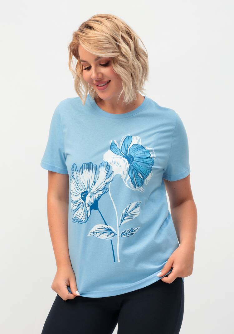 Костюм с принтом на футболке шир.  750, рис. 54