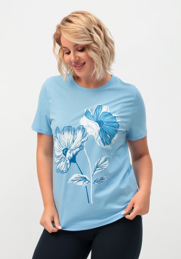 Костюм с принтом на футболке шир.  580, рис. 54