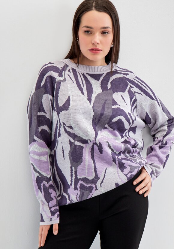 Джемпер с растительным орнаментом шир.  580, рис. 9