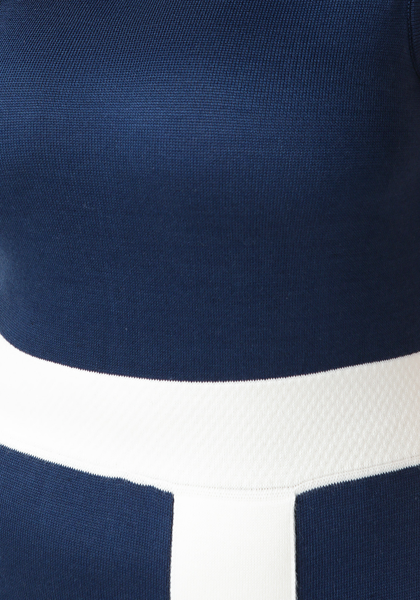Платье однотонное с контрастными вставками Vivawool, размер 52, цвет синий - фото 10