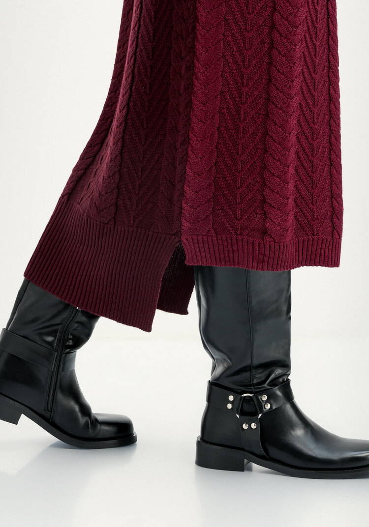 Платье двухцветное с фактурным рисунком шир.  750, рис. 21