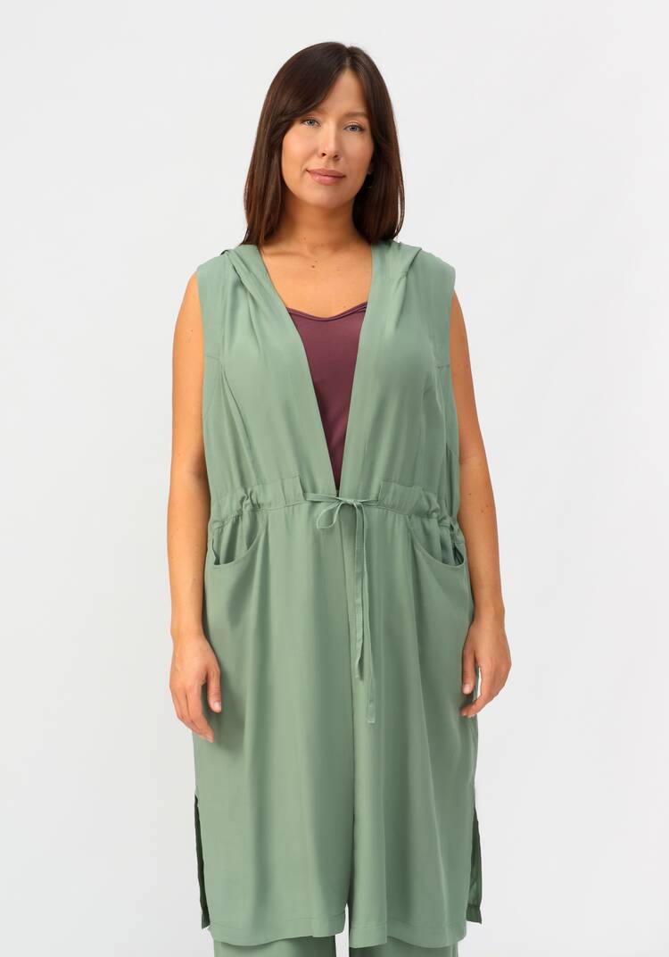 Жилет с капюшоном и карманами шир.  750, рис. 29