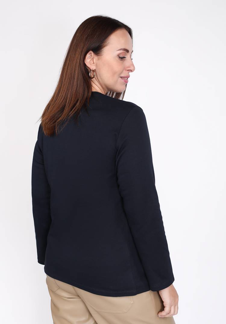 Лонгслив с округлым вырезом на кнопках шир.  750, рис. 18