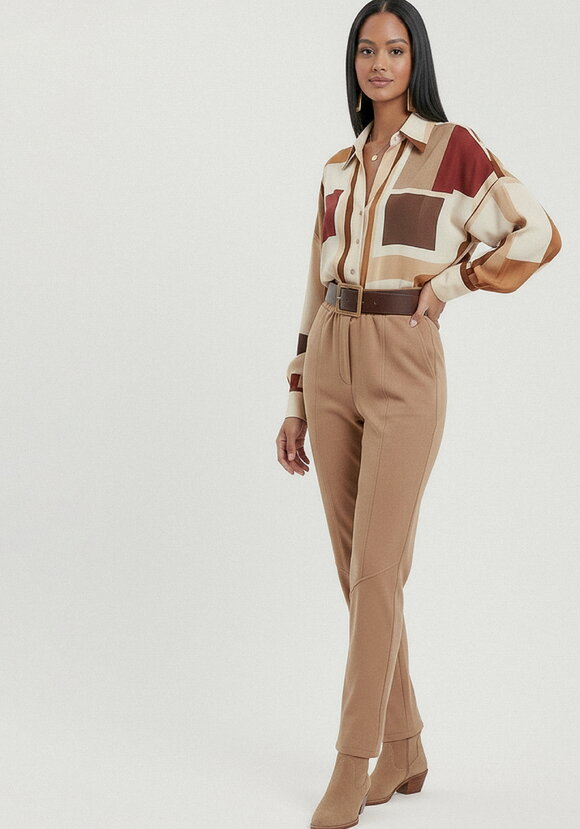 Брюки с фигурными рельефами шир.  580, рис. 17