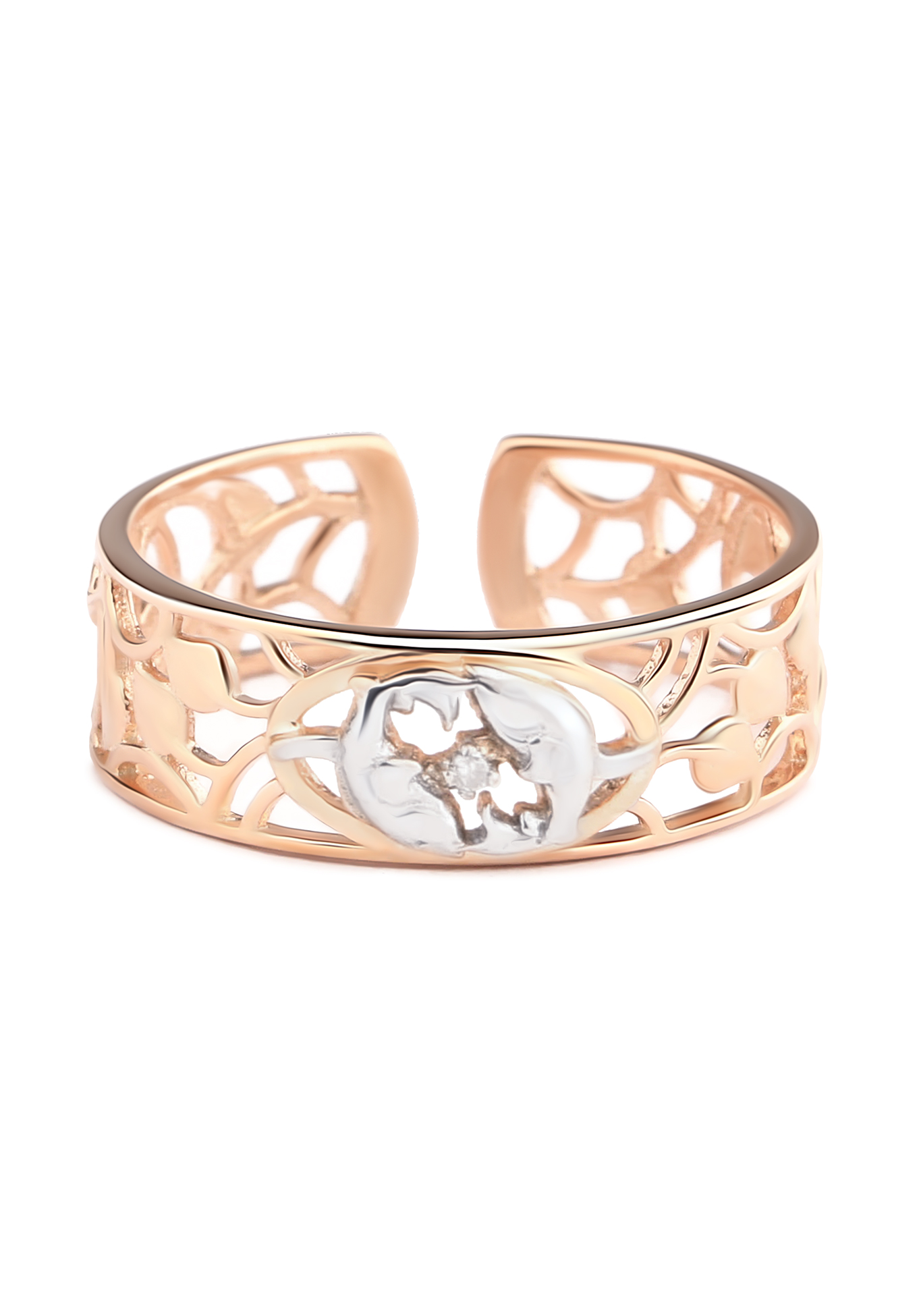 Серебряное кольцо «Драгоценный Зодиак» Nouvelle, размер 16, цвет козерог разъемное - фото 3