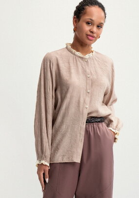 Блуза с отделкой кружева Аниса