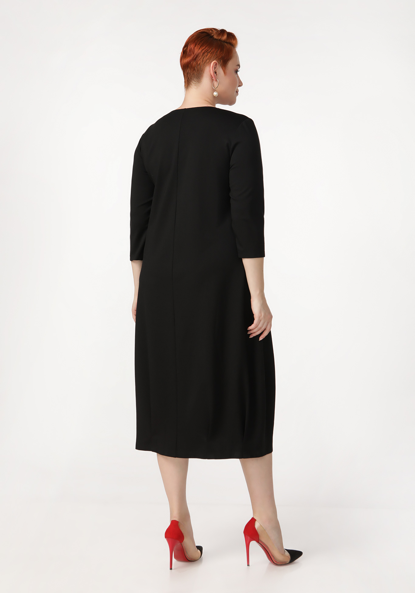 Платье «Комфортное времяпрепровождение» ZORY, размер 62, цвет черный - фото 6