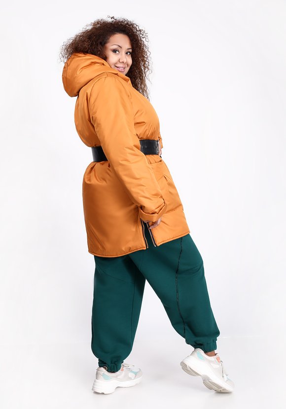 Куртка с капюшоном и накладными карманами шир.  580, рис. 7