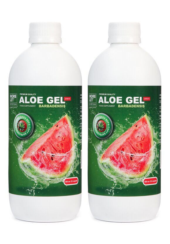 Напиток с соком алоэ вера и арбуза, 2 шт. шир.  580, рис. 1