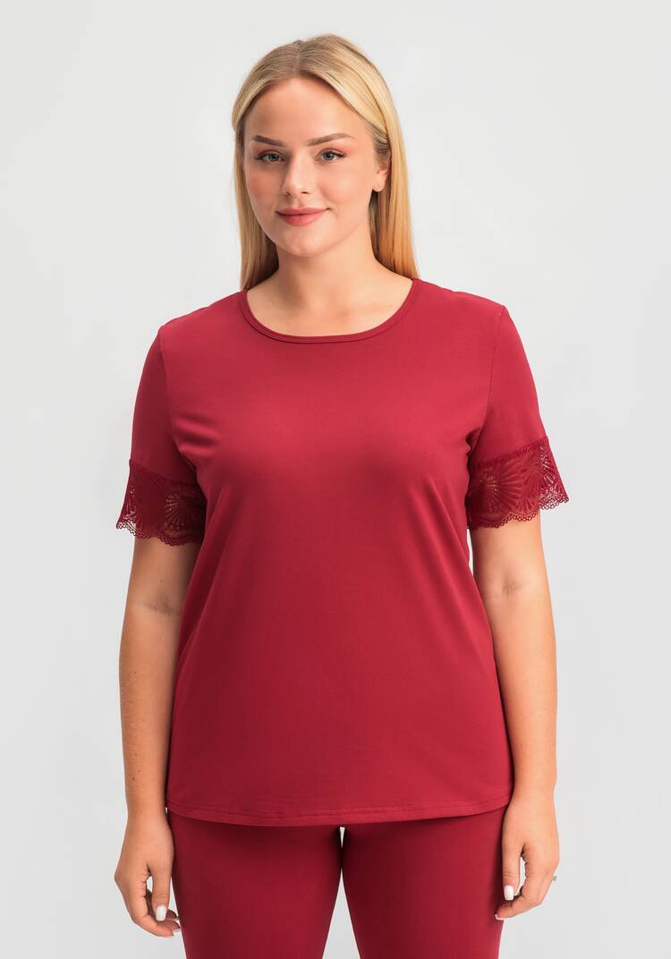 Футболка с кружевами Амира шир.  750, рис. 8