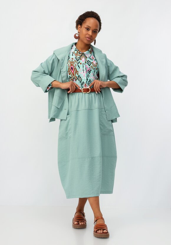 Юбка с кокеткой по полочке шир.  580, рис. 14