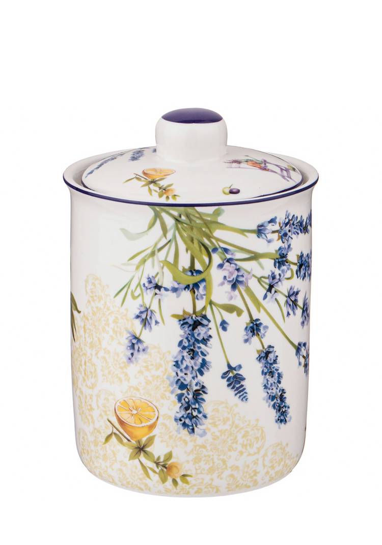 Банка из фарфора с крышкой шир.  750, рис. 7