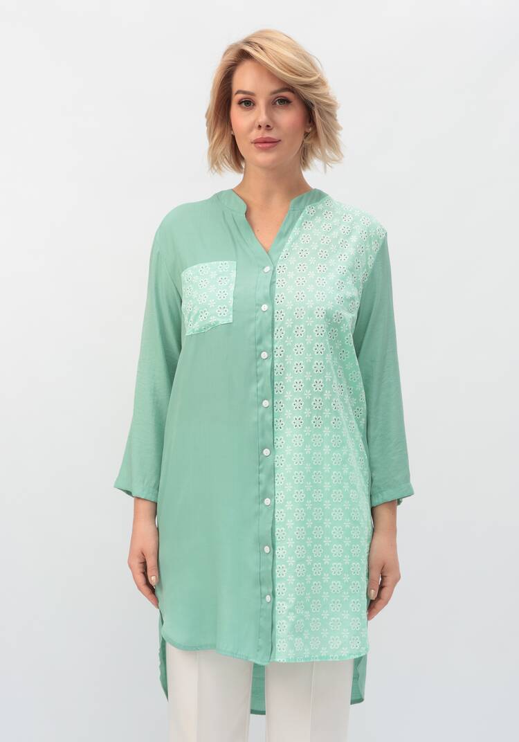 Рубашка удлиненная из хлопка шир.  750, рис. 21