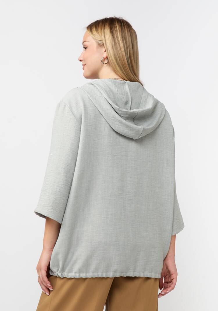 Жакет на молнии с капюшоном Амелия шир.  750, рис. 3