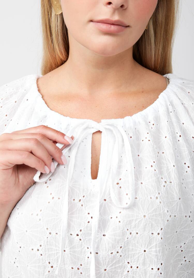 Блуза из шитья свободного кроя шир.  750, рис. 16